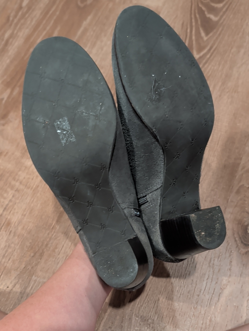 Jack Rogers 8 Booties Scalloped Edges - Picture 9 of 9